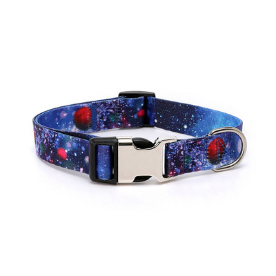 Oznaka za pse s imenom kućnog ljubimca. Personalizirana ogrlica za pse. Besplatna prilagođena ugravirana najlonska ogrlica za plažu s duginim printom za male srednje velike pse