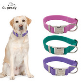 Guler personalizat din silicon pentru animale de companie, PVC, impermeabil, ajustabil, personalizat, cu gravură gratuită, nume și etichetă pentru telefon Accesorii pentru animale de companie