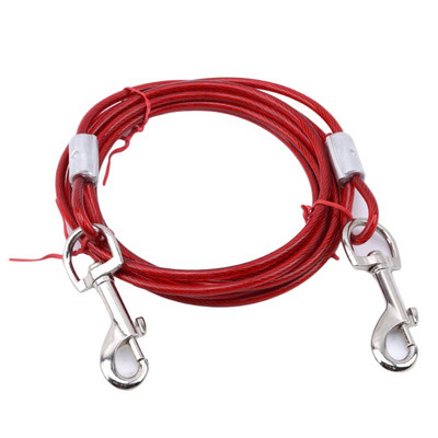 Ανθεκτικό μεταλλικό μόλυβδο αλυσίδας σκύλου κατά του δαγκώματος για λαβή λουριών αλυσίδας για μικρό μεσαίο μεγάλο σκύλο Αξεσουάρ για κατοικίδια, σιδερένια αλυσίδα PU