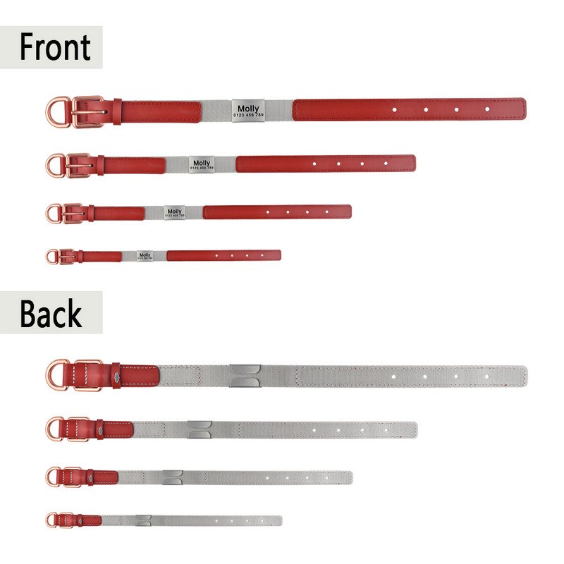 Individuaalselt reguleeritav nailonist kaelarihm, graveerige koera nimi kaelarihm, graveerige telefoni kaotsiminekuvastane kaelarihm, sõltumata soost SML-kaelarihm