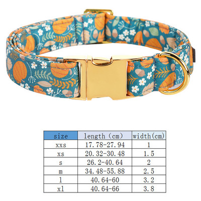 Isikupärastatud sügisene Pumpkim koera kaelarihm vöörioranži kutsika kaelarihmaga lilleline kaelarihm suur keskmine väike koer