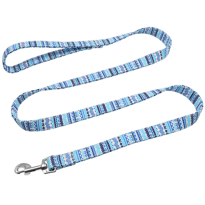 Lesă pentru câini din nailon de 4 ft, frânghie imprimată cu plumb pentru animale de companie, pentru câini mici, mijlocii mari, chihuahua, pitbull, 120 cm, lesă pentru plimbări pentru animale de companie