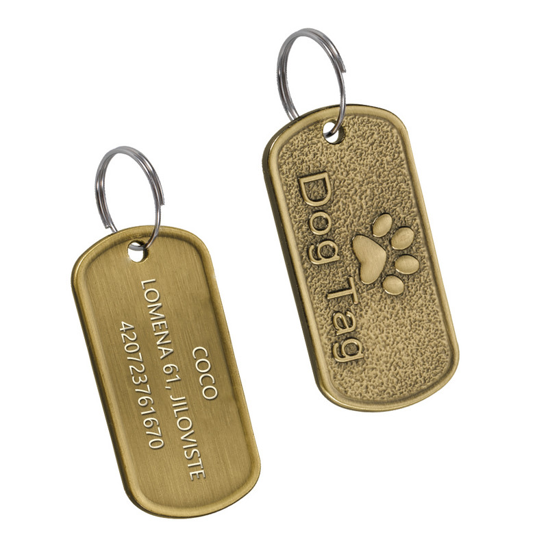 Plăcuță personalizată pentru cățeluș, etichete de identificare, accesorii pentru zgarda, pisici, câini, personalizat, gravură gratuită, adresă, etichetă de identificare pentru animale de companie.