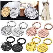 Personalizirani ID psa MIKROČIPIRANA oznaka Ogrlica za kućne ljubimce, mačke, šarm, ime, privjesak, ogrlica, mačić, štene, mačka, ogrlica, oznake