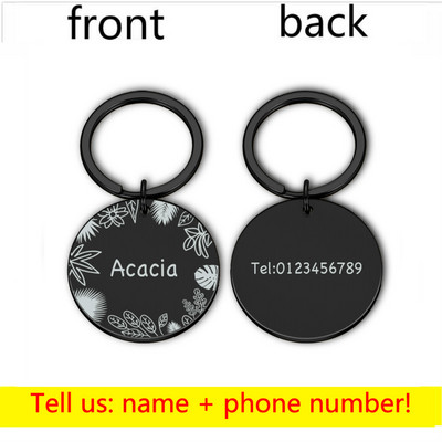 Etichete de identificare personalizate pentru câini Etichete de identificare pentru guler Colier gravat personalizat Articole de farmec pentru etichetă pentru câine Produse cu nume Accesorii pentru animale de companie