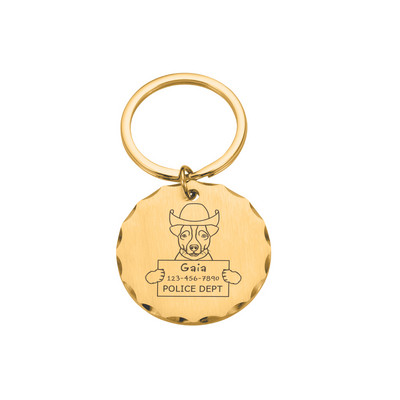 Etichete pentru animale de companie gravate personalizate Etichetă personalizată de identificare pentru câini Etichete pentru pisici Plăcuță de identificare Breloc din metal cu pandantiv anti-pierdere pentru accesorii pentru gulerul cățelui