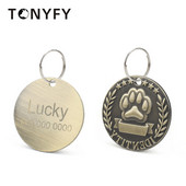 Animal de companie, pisică, etichetă de identificare pentru câine, accesorii pentru guler, colier personalizat gravat, furnituri pentru lanț, etichetă pentru câine, pandantiv anti-pierdere DIY