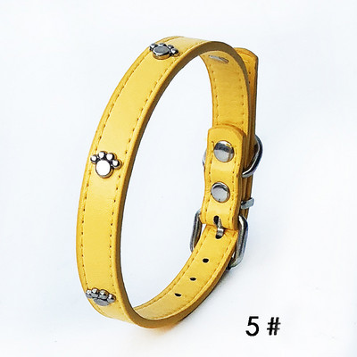 Guler de câine cu țepi din piele Nituri din PU reglabile Mici, mijlocii, cățeluși, pisici, guler cu curele, nituri cu nituri, accesorii pentru colier pentru animale de companie