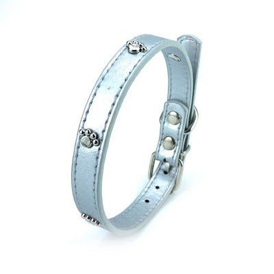 Guler de câine cu țepi din piele Nituri din PU reglabile Mici, mijlocii, cățeluși, pisici, guler cu curele, nituri cu nituri, accesorii pentru colier pentru animale de companie