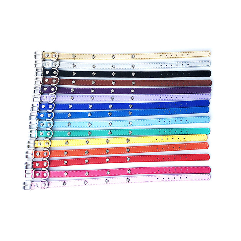 Guler de câine cu țepi din piele Nituri din PU reglabile Mici, mijlocii, cățeluși, pisici, guler cu curele, nituri cu nituri, accesorii pentru colier pentru animale de companie