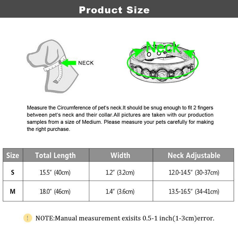 Guler pentru câini din piele la modă Bulldog francez cu strass Guler pentru animale de companie Perro pentru câini mici și mijlocii Accesorii metalice Guler pentru animale de companie