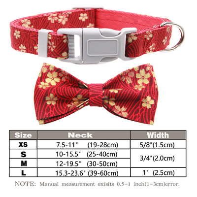 Γιακά σκύλου PET Παπιγιόν Γιακά σκυλιών με φιόγκο, Ρυθμιζόμενο κολάρο για μεσαίου μεγέθους σκύλους Beagle μπουλντόγκ κολάρο Perro