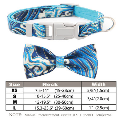 Γιακά σκύλου PET Παπιγιόν Γιακά σκυλιών με φιόγκο, Ρυθμιζόμενο κολάρο για μεσαίου μεγέθους σκύλους Beagle μπουλντόγκ κολάρο Perro