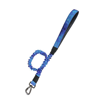 Lesă retractabilă pentru câini, care absoarbe șocurile, lesă puternică, anti-alunecare, cu mâner confortabil, potrivită pentru mers și alergare