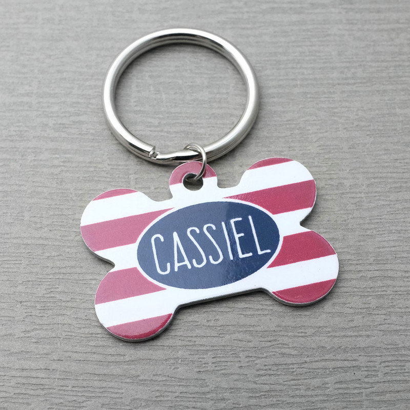 Etichetă personalizată pentru câine Etichetă cu nume de identificare pentru câine de companie personalizată pentru câine de companie.