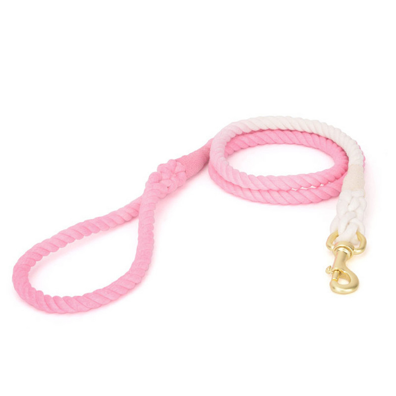 Coarda pentru câini curcubeu, dresaj de mers pe jos, lesă tricotată pentru pisici, culoare bomboană, pentru câini mici, mijlocii, mari.