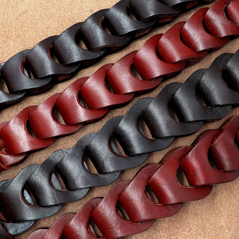 Ogrlica za pse od kravlje kože Prava koža Ogrlice za velike pse Labrador Ogrlice za kućne ljubimce Pribor za srednje velike pse Njemački ovčar