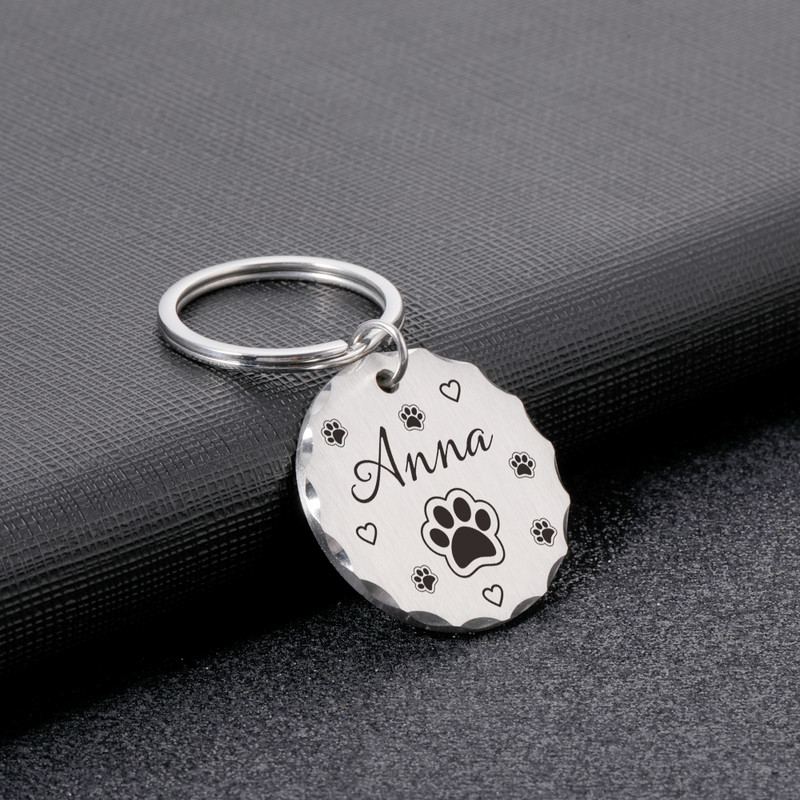 Etichete personalizate Etichete de identificare pentru câini anti-pierdute Cadouri pentru iubitorii de câini Etichete pentru zgarda pentru proprietarul de câine Etichetă gravată pentru animale de companie Cadouri noi etichete pentru cățel