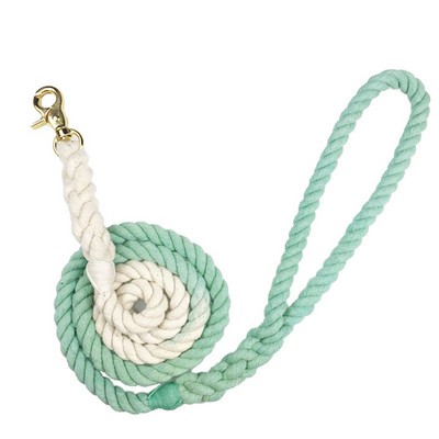 1,5 metri de culoare gradient de frânghie din bumbac originală, puternice pentru câini de toate dimensiunile, colorant ecologic pentru lese pentru animale de companie