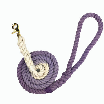 1,5 metri de culoare gradient de frânghie din bumbac originală, puternice pentru câini de toate dimensiunile, colorant ecologic pentru lese pentru animale de companie