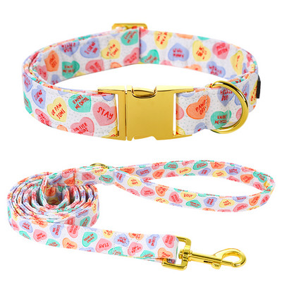 Unikaalse stiiliga käpad, graveeritud roosa Valentine koera kaelarihm kaarega värvilise südamega lemmiklooma kaelarihm lillega koera kaelarihm suur keskmine väike koer