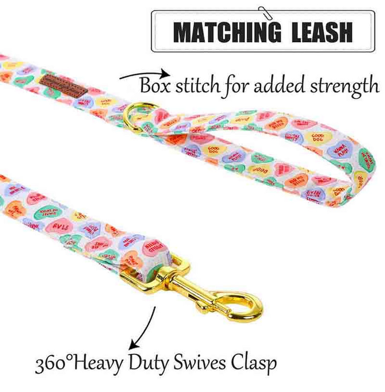 Unikaalse stiiliga käpad, graveeritud roosa Valentine koera kaelarihm kaarega värvilise südamega lemmiklooma kaelarihm lillega koera kaelarihm suur keskmine väike koer