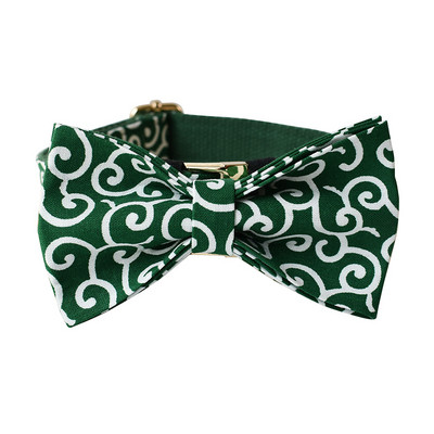 Δωρεάν Engrave Bow Dog Collar Labrador Bull Bowknot γιακά κατοικίδιων Ζωντανών λουριών Ρυθμιζόμενη πόρπη Αξεσουάρ γαλλικό τρίχρωμο