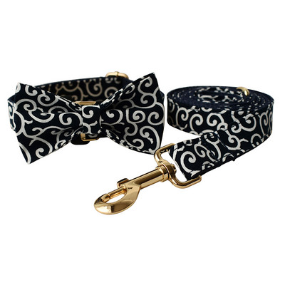 Δωρεάν Engrave Bow Dog Collar Labrador Bull Bowknot γιακά κατοικίδιων Ζωντανών λουριών Ρυθμιζόμενη πόρπη Αξεσουάρ γαλλικό τρίχρωμο
