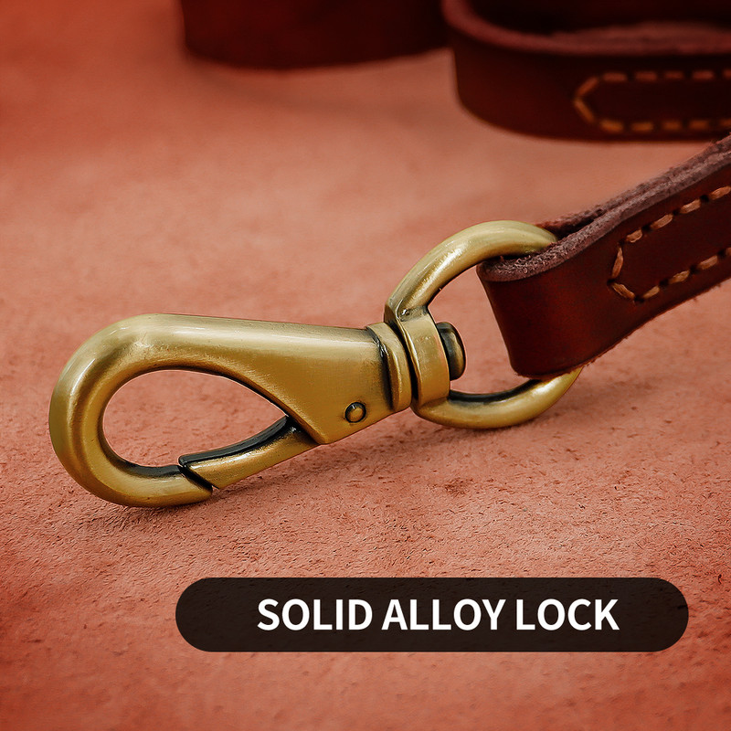 150 cm lesă puternică pentru câini pentru animale de companie din piele naturală frânghie de plumb câini mari de mers pe jos lesă de alergare pentru Pitbull ciobanesc german SML