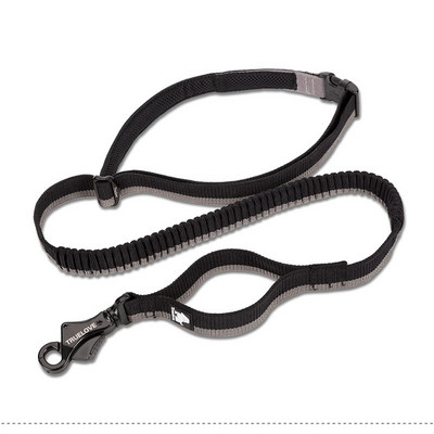 Truelove Dog Running Bungee Lesa de mana de mana din talie Ajustabil Nylon Elastic Retractabil Caine Lease pentru Jogging Plimbare Portocaliu