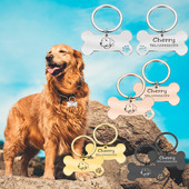 Pielāgojamas suņu kaklasiksnas ID atzīmes Suņa medaļa ar gravējumu vārda adrese Personalizēta kucēnu iejūga nosaukuma plāksnīte Mājdzīvnieki Produktu piederumi