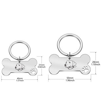 Идентификационни етикети за нашийник за кучета, които могат да се персонализират, медал за куче с гравирано име, адрес, персонализиран нагръдник за кученце, табела с име, консумативи за домашни любимци