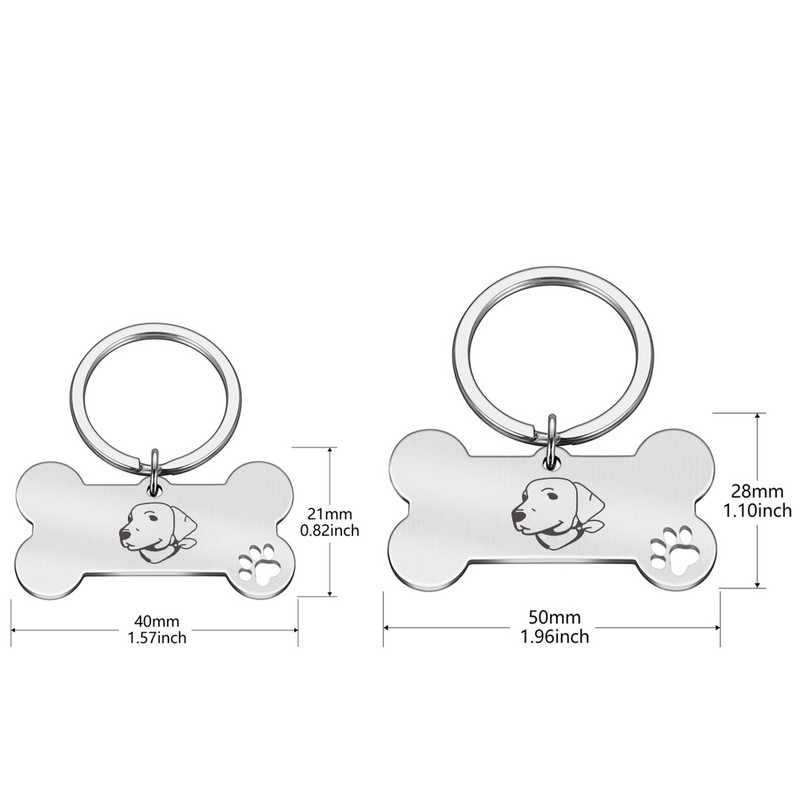 Pielāgojamas suņu kaklasiksnas ID atzīmes Suņa medaļa ar gravējumu vārda adrese Personalizēta kucēnu iejūga nosaukuma plāksnīte Mājdzīvnieki Produktu piederumi