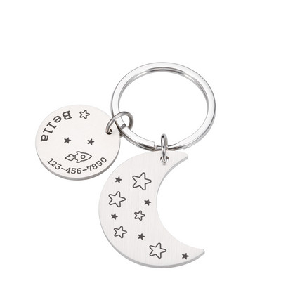 Accesorii pentru cărți de identitate anti-pierdute pentru animale de companie Personalizați etichetă pentru câine Numele telefonului Placă de identificare pentru zgarda de câine mare, personalizat, pentru etichete pentru pisici