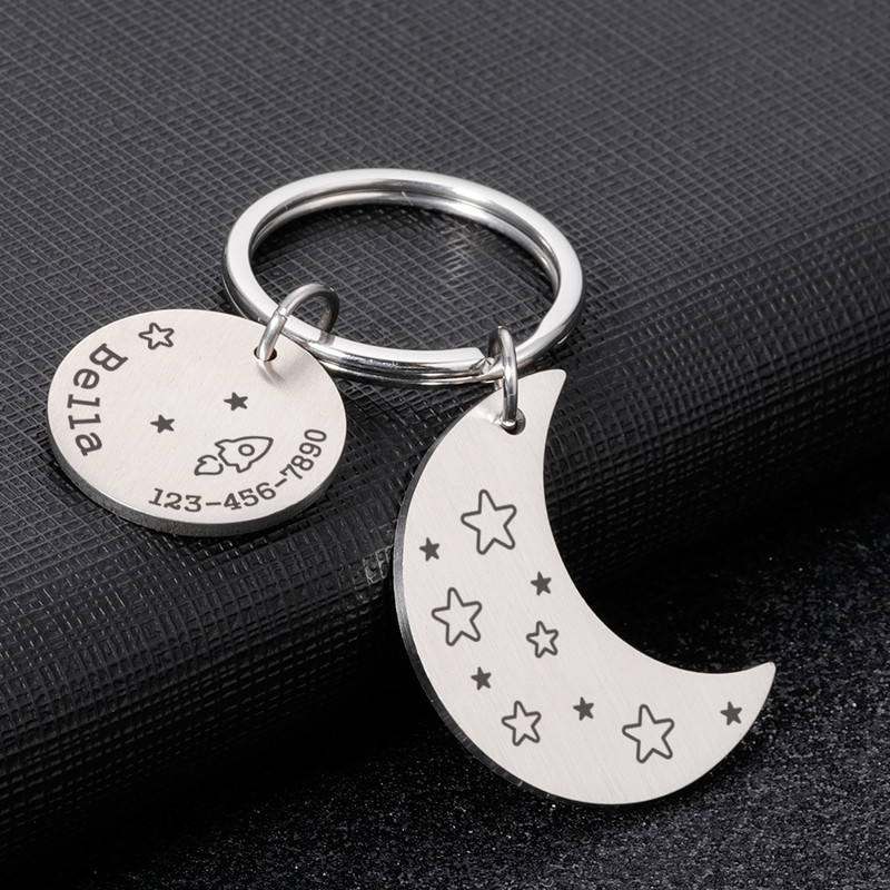 Accesorii pentru cărți de identitate anti-pierdute pentru animale de companie Personalizați etichetă pentru câine Numele telefonului Placă de identificare pentru zgarda de câine mare, personalizat, pentru etichete pentru pisici