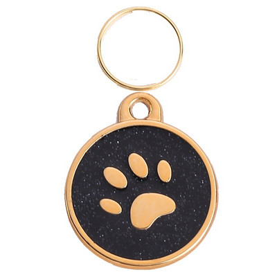 Personalizirane oznake za psa, mačku, graviranu mačku, psa, štene, ID kućnog ljubimca, ime, privjesak, oznaku za ogrlicu, dodaci za kućne ljubimce, šapa, svjetlucavi privjesak