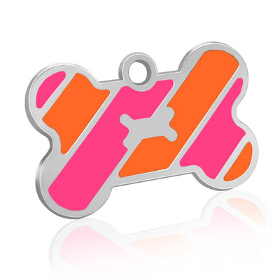 Εξατομικευμένη ετικέτα ονόματος κατοικίδιου για σκύλους Προσαρμοσμένα σκυλιά κουταβιού Κοκάλινα ετικέτες Αξεσουάρ Χαραγμένο μενταγιόν κατά της απώλειας Ετικέτα γιακά κατοικίδιων ζώων