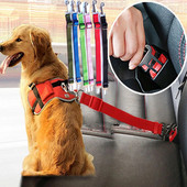 Câine de companie, pisică, centură de siguranță pentru mașină, accesorii pentru câini, ham reglabil, lesă cu plumb, guler mic și mare, lesă, accesorii pentru călătorie pentru animale de companie