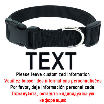 Tikitud koera kaelarihm Kohandatud lemmikloomade isikupärastatud kaelarihm nimi ja telefoninumber nailonist kaelakee väike keskmine suur