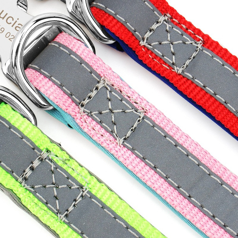 Lemmiklooma kaelarihm Kohandatud nime kiri Helkur Koera kaelarihm Kutsikas Kassi Kadumisevastane Isikupärastatud Prindi ID Sildid Graveerimine Väike keskmine koer