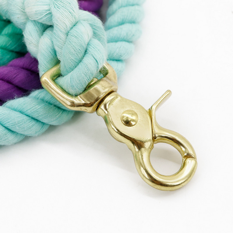 Λουρί 6 ποδιών ανθεκτικό νάιλον σκύλου Στρογγυλό βαμβακερό σκυλί με μολυβένιο σχοινί Εκπαίδευση πεζοπορίας κατοικίδιων σε εξωτερικό χώρο Leads Σχοινιά λουριά ζώνη