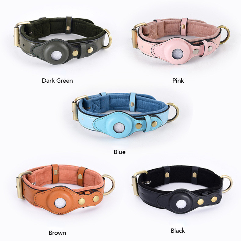 Airtag lemmikloomade kaelarihma jälgija GPS-i jaoks lemmikloomade koera kaelarihm kadumisevastane koera kassi kaelarihm, reguleeritav asukoha jälgija kaelarihm