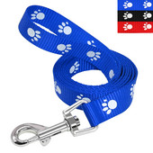 Nylon Small Dog Leash Paw Print Pet Walking Lead 3 Χρώμα Εκπαίδευση Λουρί Γάτες Σκύλοι Ζώνη με λουρί με λουρί με λουρί Κόκκινο Μπλε Μαύρο