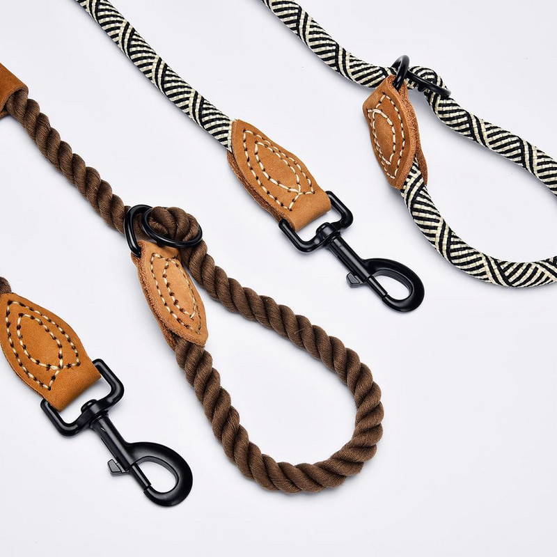 Višenamjensko visokokvalitetno uže za vuču psa za kućne ljubimce Podesiva obuka od poliestera s ogrlicom za vuču psa za kućne ljubimce jednodijelno uže