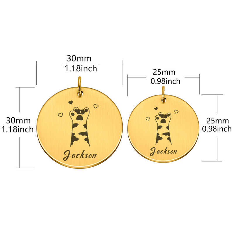 Etichetă cu nume de identificare de pisică gravată pentru câine, gravură gratuită personalizată, pandantiv personalizat, colier pentru câine, cod pentru guler de pisică, accesoriu pentru cățeluș