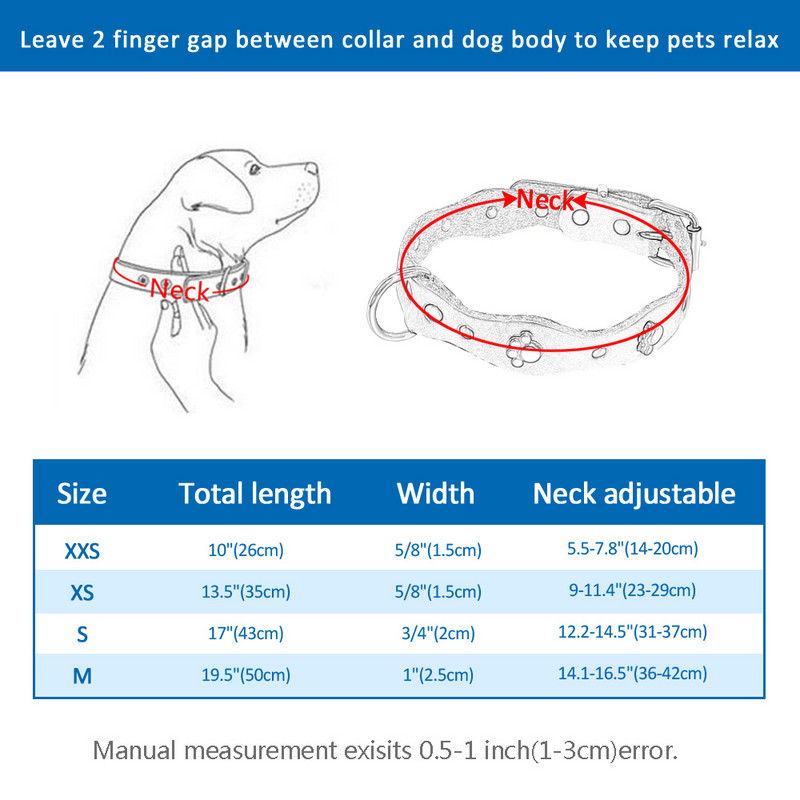 Ogrlice za kućne ljubimce od meke prave kože podesive za male i srednje pse Puppy Chihuahua Pitbull Ogrlica smeđa XXS XS SM