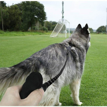 Εξαιρετικά ισχυρό αντανακλαστικό σχοινί μόλυβδο σκύλου με λουρί λαβής με επένδυση από αφρό 5 πόδια 150 cm