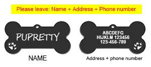 Προσωποποιημένη ετικέτα ταυτότητας κατοικίδιων, δωρεάν χαραγμένο μπρελόκ για γάτα κουτάβι σκύλου Κρεμαστό μπρελόκ Κρεμαστό μπρελόκ Bone Paw Bone κατοικίδιο ζώο