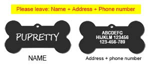 Προσωποποιημένη ετικέτα ταυτότητας κατοικίδιων, δωρεάν χαραγμένο μπρελόκ για γάτα κουτάβι σκύλου Κρεμαστό μπρελόκ Κρεμαστό μπρελόκ Bone Paw Bone κατοικίδιο ζώο