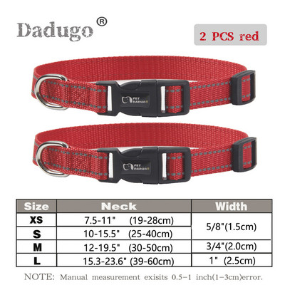 Reflection Dog Collar 2 τεμαχίων Σετ Ρυθμιζόμενο Υψηλής ποιότητας Κολάρο για κατοικίδια Μικρό Medium Medium Large Dog German Shepherd